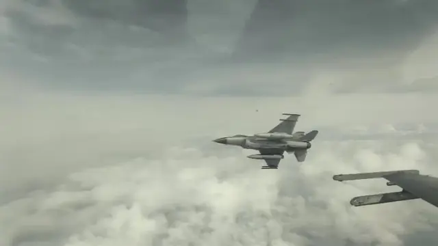 وزارة الدفاع تنشر مشاهد لطلعة تدريبية لمقاتلات F-16 في غرب البحر الأسود