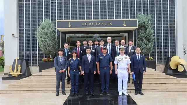 Japanese delegation visits Istanbul Naval Shipyard Command
