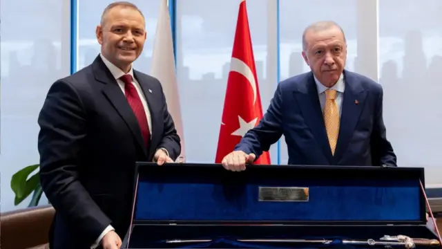 أردوغان والرئيس البولندي ناوروتسكي يلتقيان في نيويورك