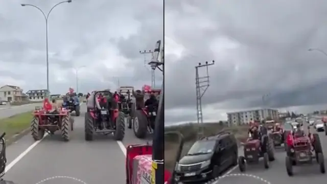 بدء التفتيش في بورصات البندق، ومزارعون يحتجون بالجرارات في سكاريا
