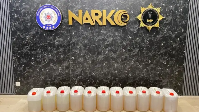 İstanbul’da 224 kilo sıvı metamfetamin ele geçirildi