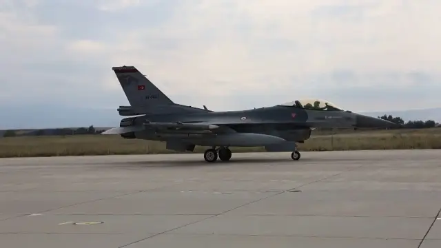 Turkish Air Force conducts training flight south of Cyprus
